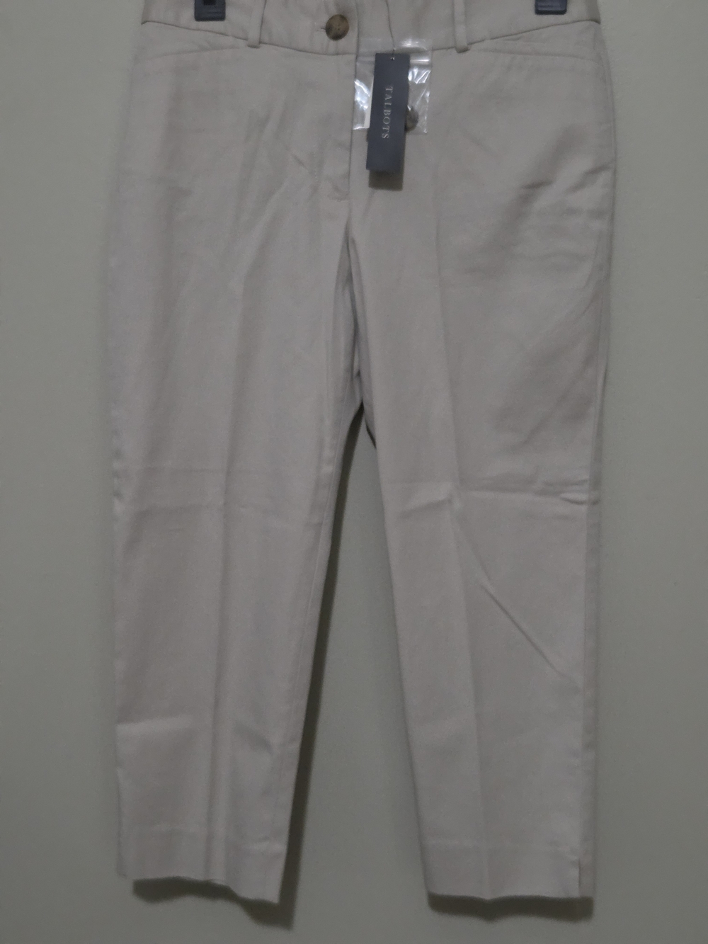 Talbots Women's Straight-Leg Khaki Chino Pants